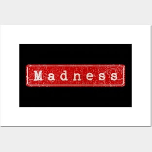 vintage retro plate Madness Posters and Art